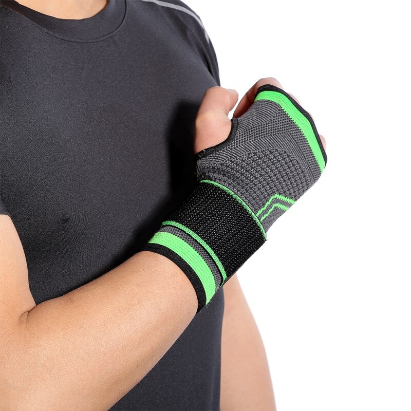 Høj elastisk crossfit bandage fitness mænds håndled håndflade støtte vægtløftning gym håndflade hånd bandage fitness træning mænd armbånd
