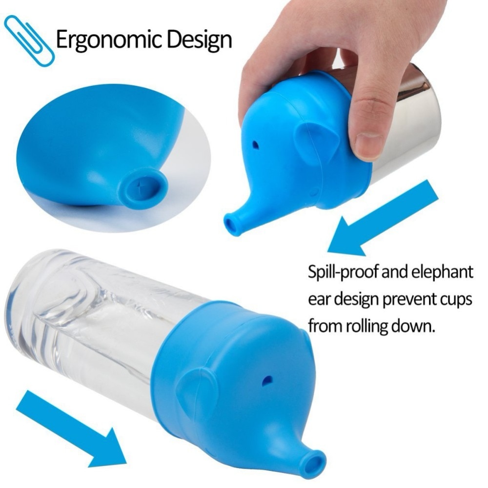 Baby Voeden Bekers Mode Baby Drinkware Rvs Sippy Cups Voor Peuters & Kids Met Siliconen Sippy Cup Deksels effen