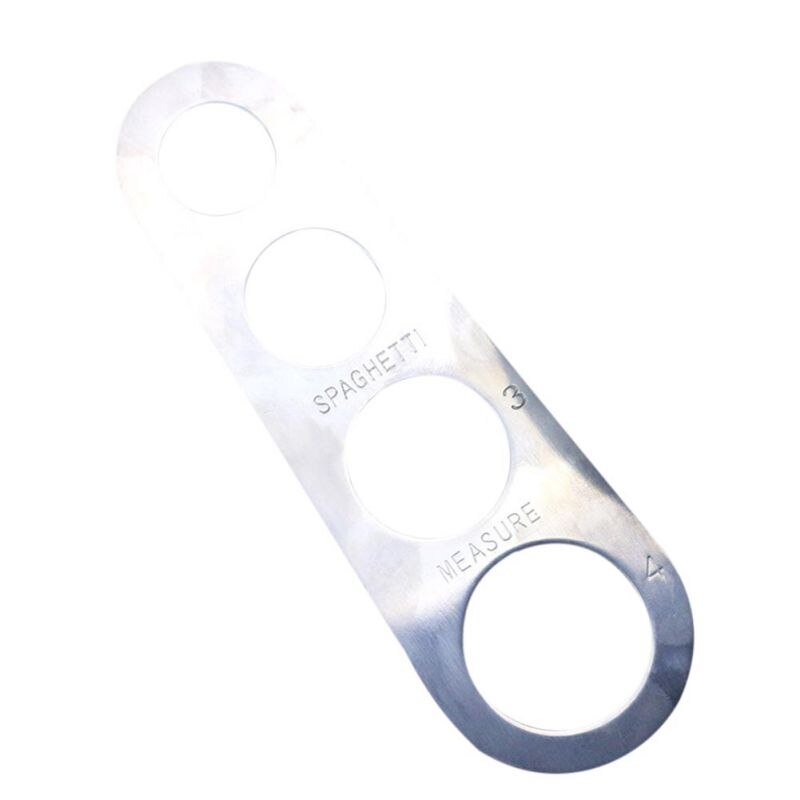 Premium Stainless Steel Spaghetti Measurer Pasta Noodle Measure Easy Use Noodle Measurer Gadget Measure Tool Kitchen Accessories: Default Title