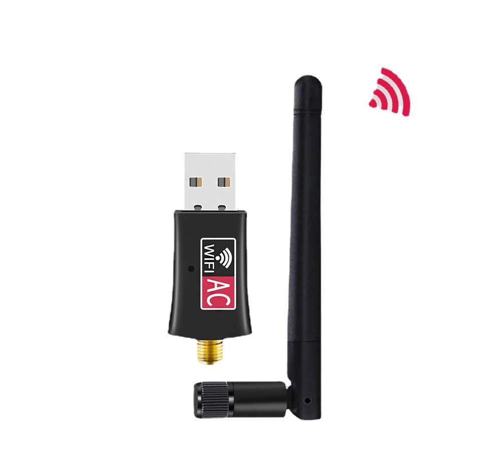 AC600Mbps WiFi Adapter Band USBWireless Network with Ant enna