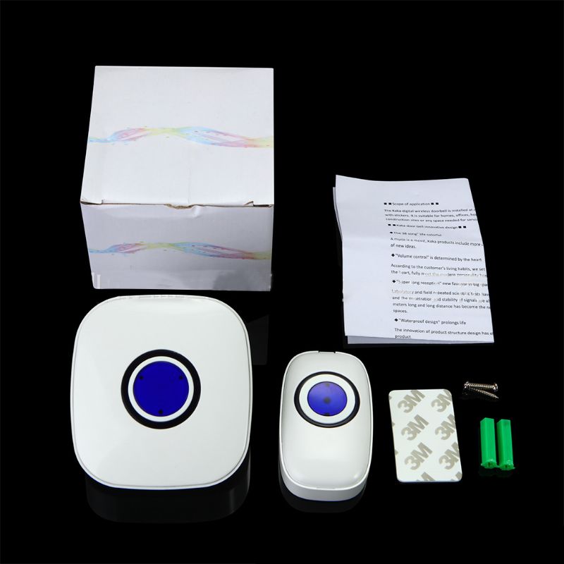 Wireless Plug in Home Wireless Doorbell 38 Songs Chime Door Bell Waterproof not Cross Talk Smart Home Accessories