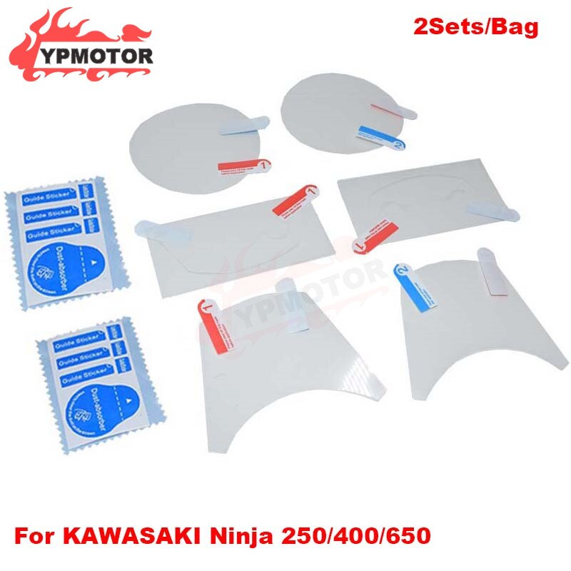 Motocicleta velocímetro cluster scratch painel de proteção da tela filme para kawasaki ninja 400 650 1000 versys X-300 z1000sx