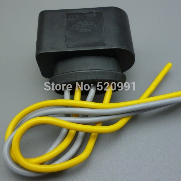 shhworldsea 1pcs 4pin 3.5mm A4 A6 VW Passat auto waterproof wiring harness connector 4B0 973 724 4B0973724