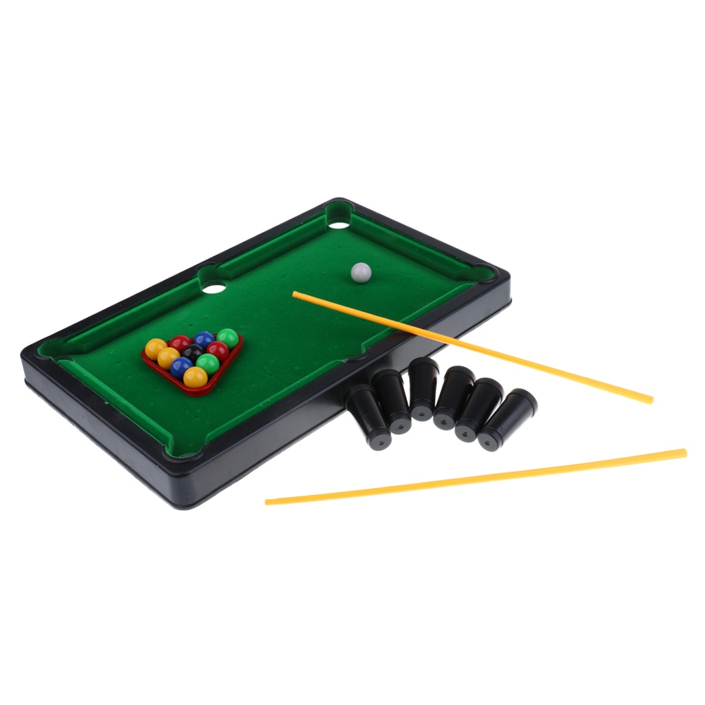 Leichte Mini Tabletop Schwimmbad Tisch einstellen Billard Spielzeug Snooker Spiel Schreibtisch für Art freundlicher Geeignet für drinnen und draussen