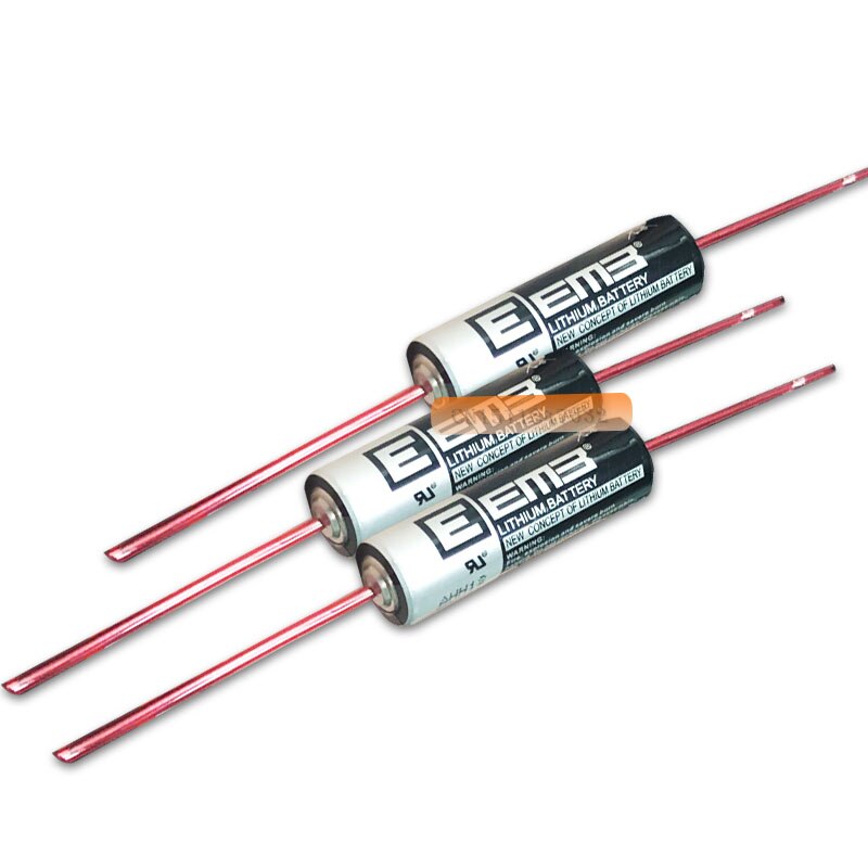 2Pcs/LOT EEMB ER14505 AA 3.6V 2400mAh Lithium Battery Brand with tab