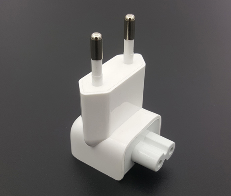 EU Wall Plug Duck Head for Macbook Pro Air Power Charger for iPad Adapter European Style Plug