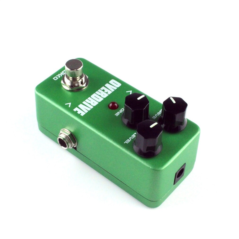 Mini Vintage Overdrive Guitar Effect Pedal Guitarra Overdrive Booster High-Power Tube Overload Guitar Stompbox FOD3