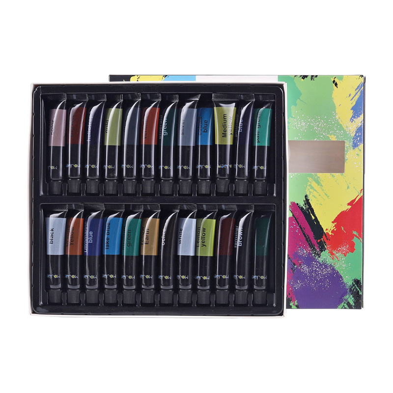 12 Colors 24 Colors 12ml Acrylic Paint Set Christmas Diy Handmade Graffiti Paint