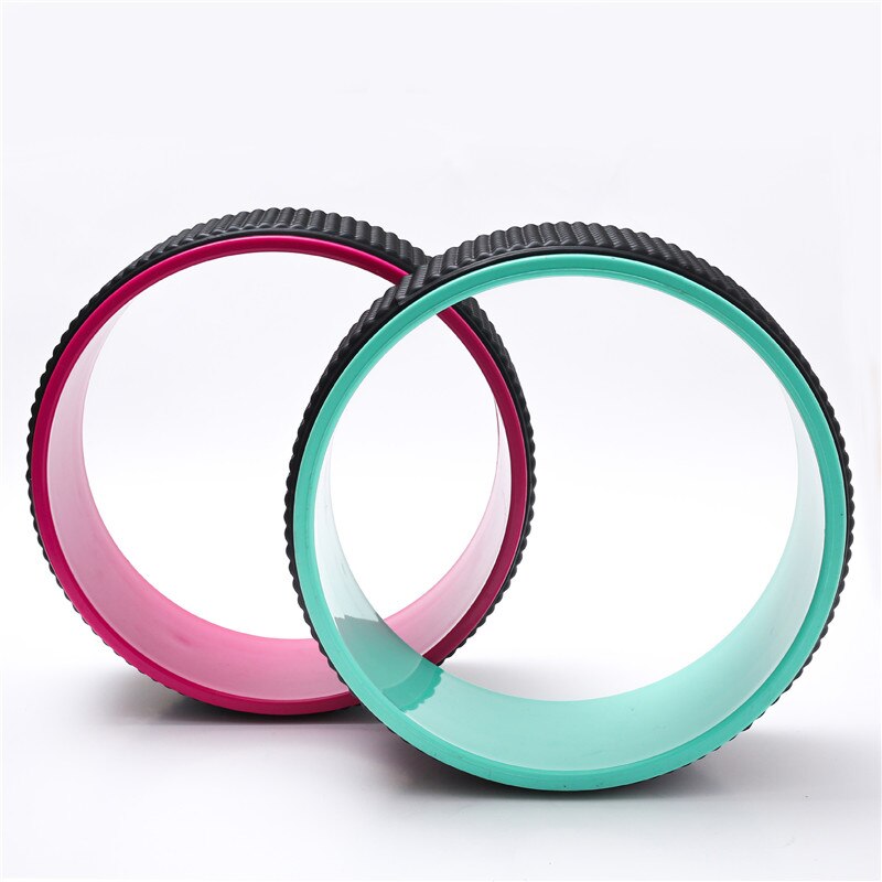 33*13cm yoga sirkler yoga hjul for stretching øke fitness fleksibilitet positur trening hjul