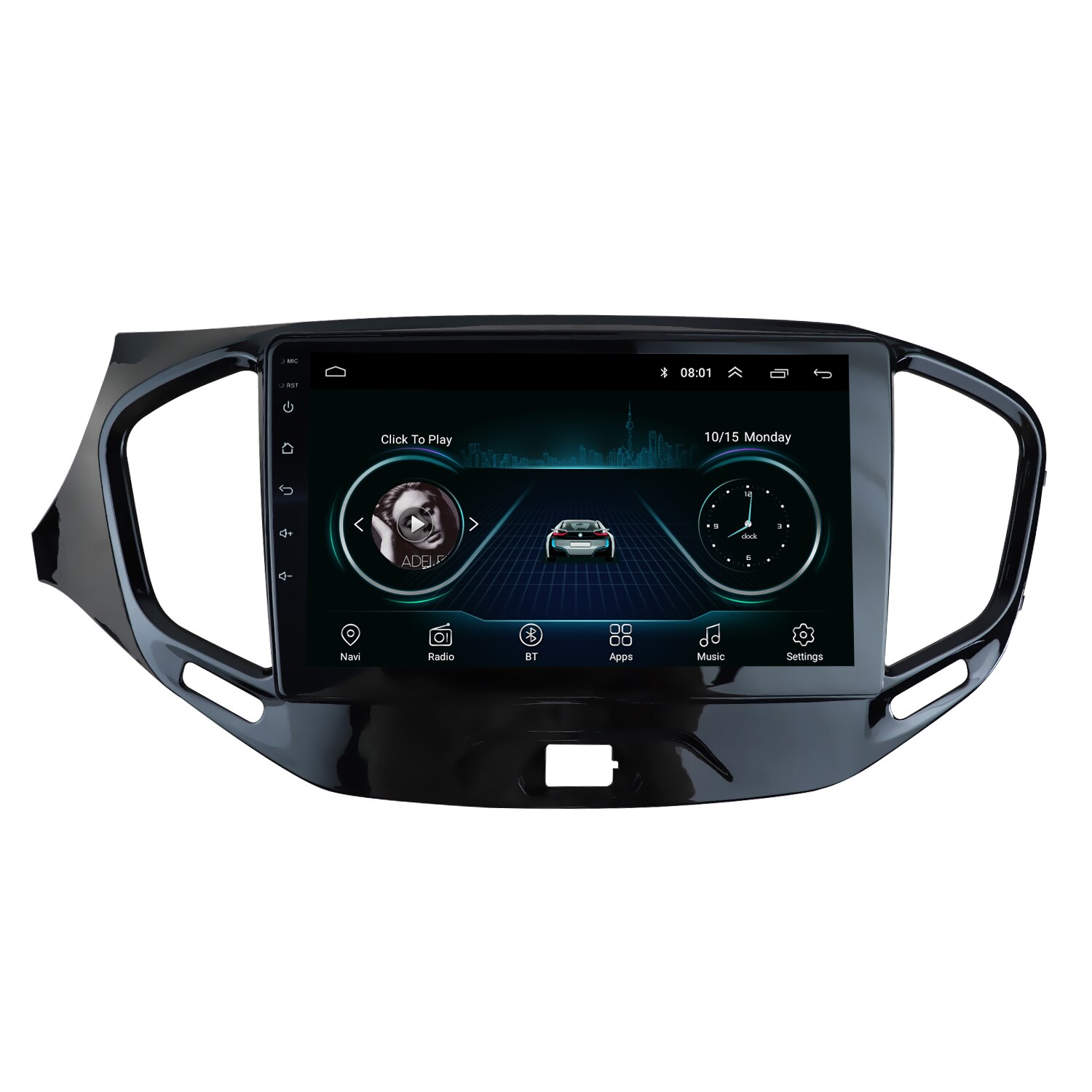 Auto Radio Fascia Fit Voor Lada Vesta Gps Dvd-spel... – Grandado
