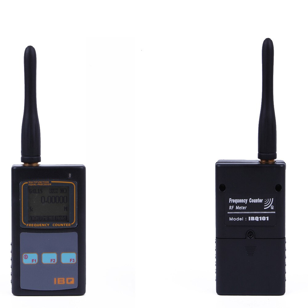 Contador de frecuencia portátil IBQ101, Mini medidor de mano para Radio bidireccional, transceptor walkie-talkie, GSM, 50 MHz-2,6 GHz, pantalla LCD