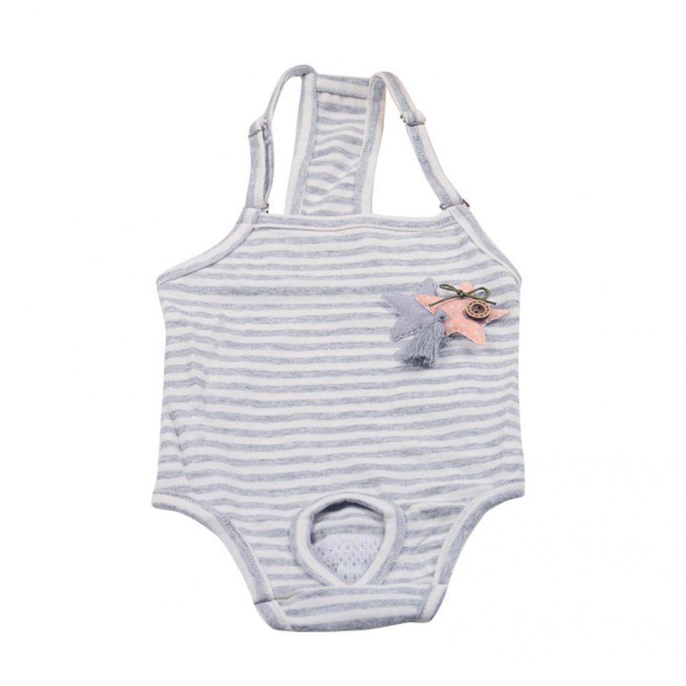 Pet Short Pants Wearable Puppy Jumpsuit Sanitary Pants Soft Touching Adjustable Dog Diaper