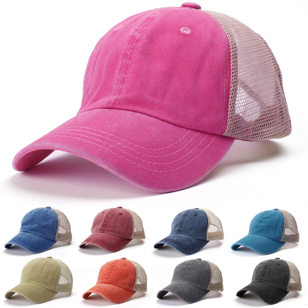 Casquettes de Baseball pour hommes | Casquettes unisexe femmes extérieur, chapeaux coton de chapeaux Patchwork maille réglable Hip Hop casquette décontracté