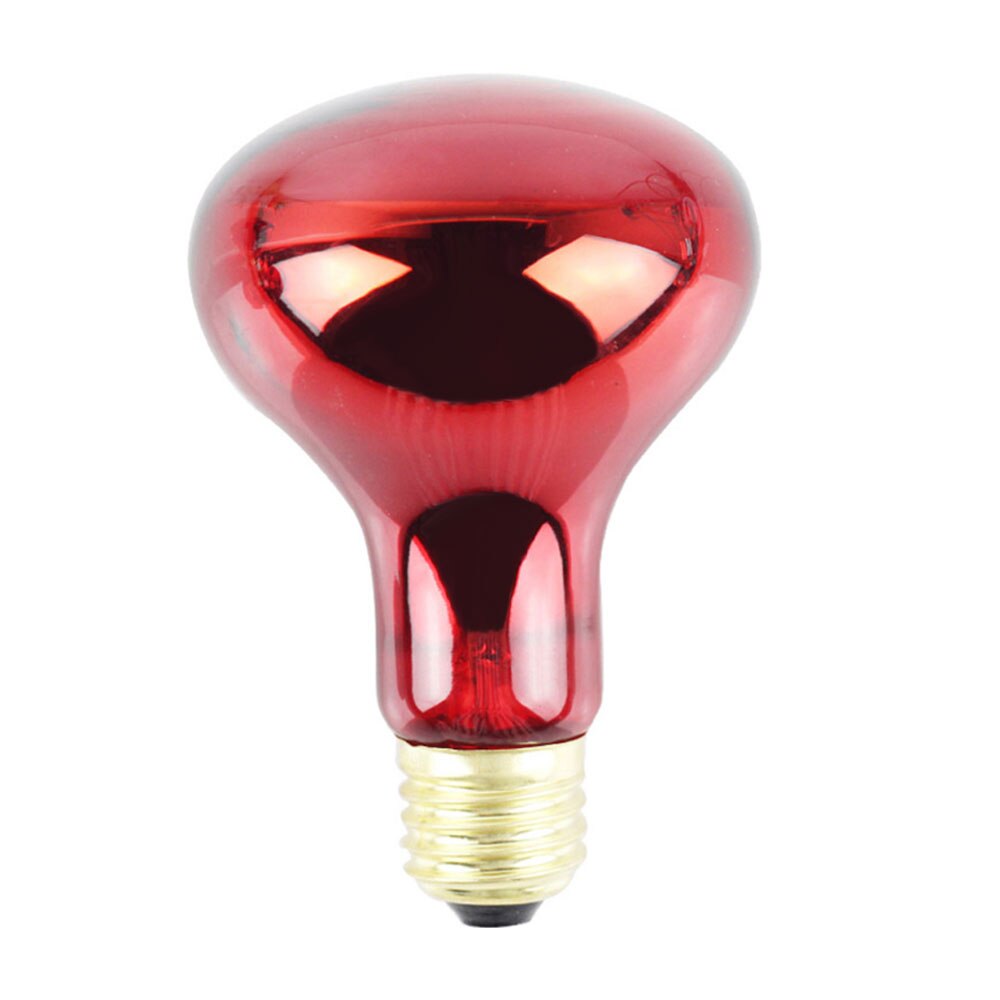 100w infravermelho basking ponto lâmpada de aquecimento bulbo luz vermelha lâmpadas de calor para animais estimação frango tartarugas anfíbios: Default Title