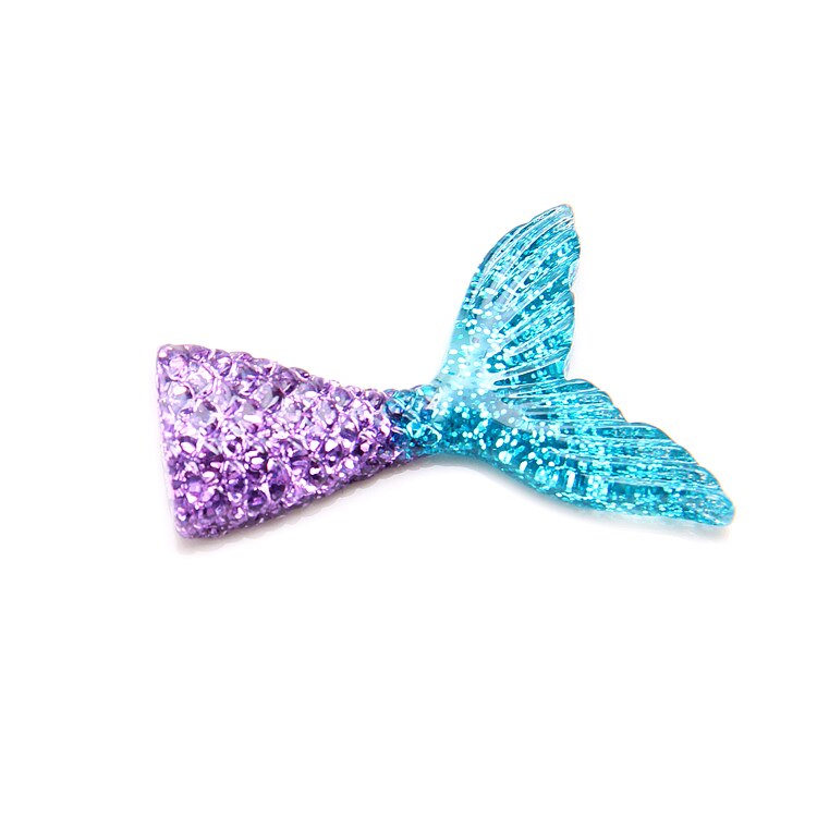 Mermaid Tail Supplements Charms for Slime DIY Polymer Filler Addition Slime Accessories Toys Lizun Modeling Clay Kit for Child: Fish tail E