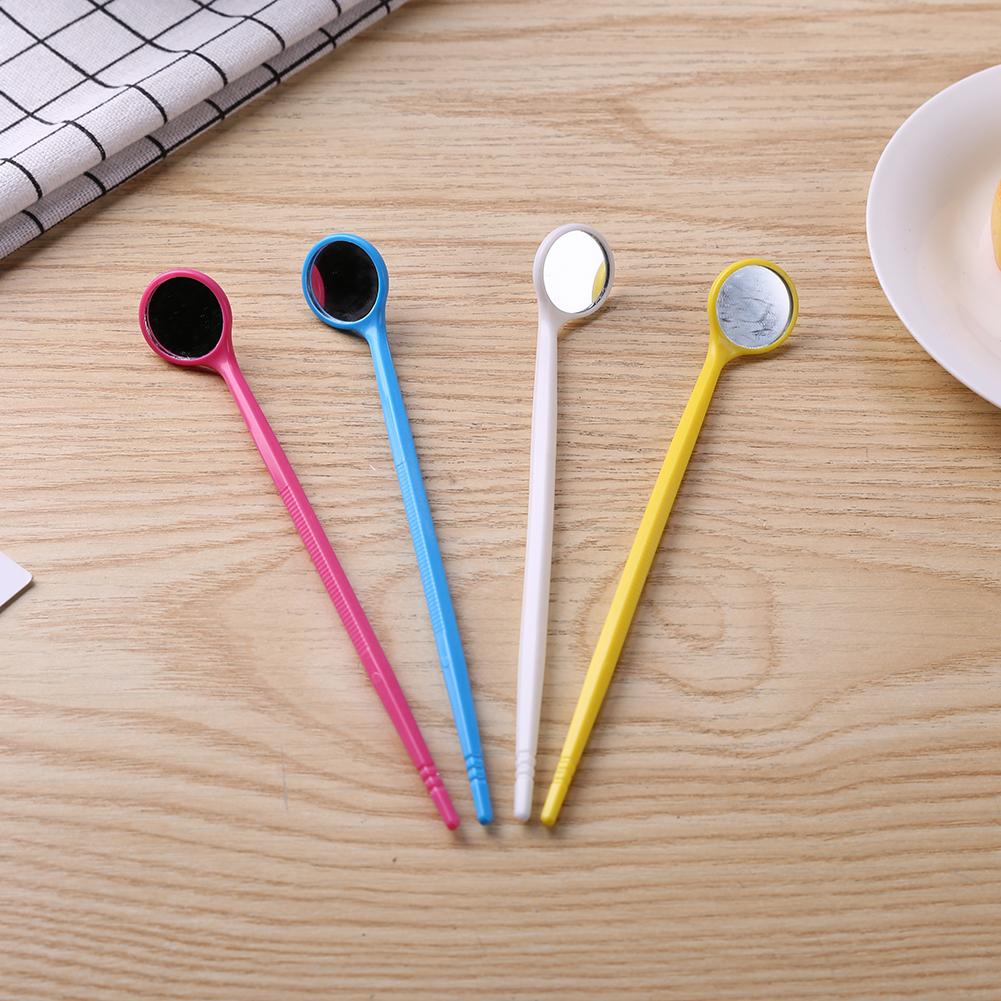 1PC Colorful Plastic Dental mirror Dental Tooth Odontologicos Dentist