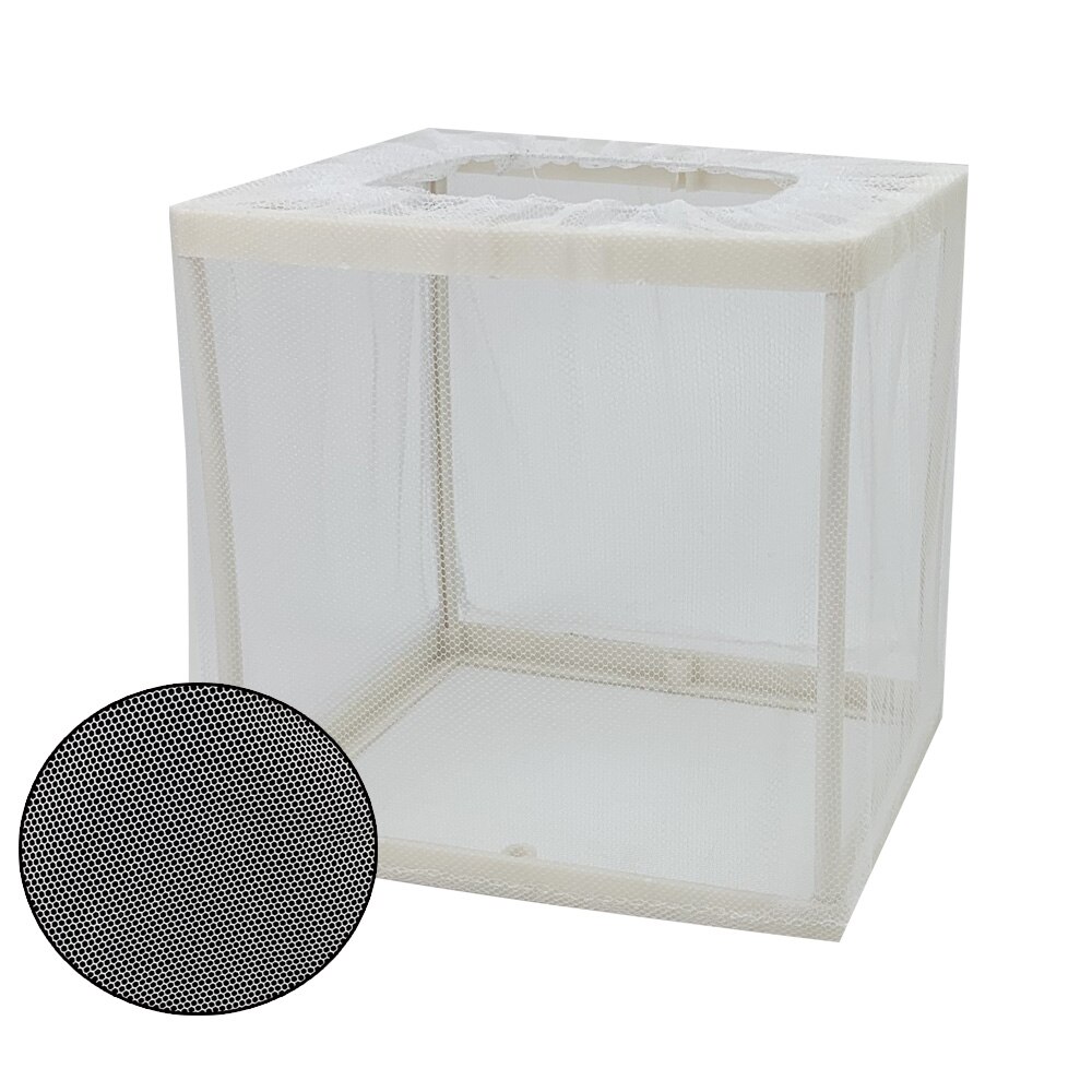 Boîte d'isolation pour poissons d'aquarium, petit bol pour poissons d'élevage filet d'isolation pour bébés, incubateur pour Betta: White CHUpequeno