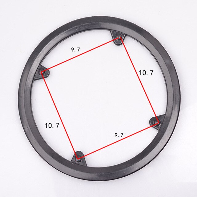 4 otwory 42T MTB korba odporne na zadrapania pokrywa wioślarz rowerowy mechanizm korbowy łańcuch koła etui ochraniacz 9.7-10.7 akcesoria rowerowe: czarny hollow