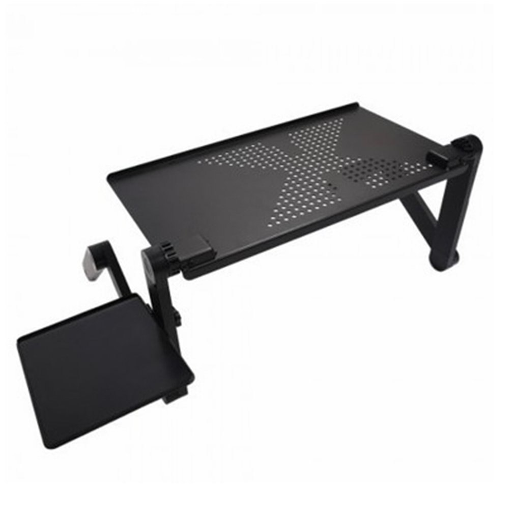 Tragbare faltbare einstellbare klapptisch für Laptop Schreibtisch Computer mesa para Notizbuch Stand Tablett Für Sofa Bett Schwarz