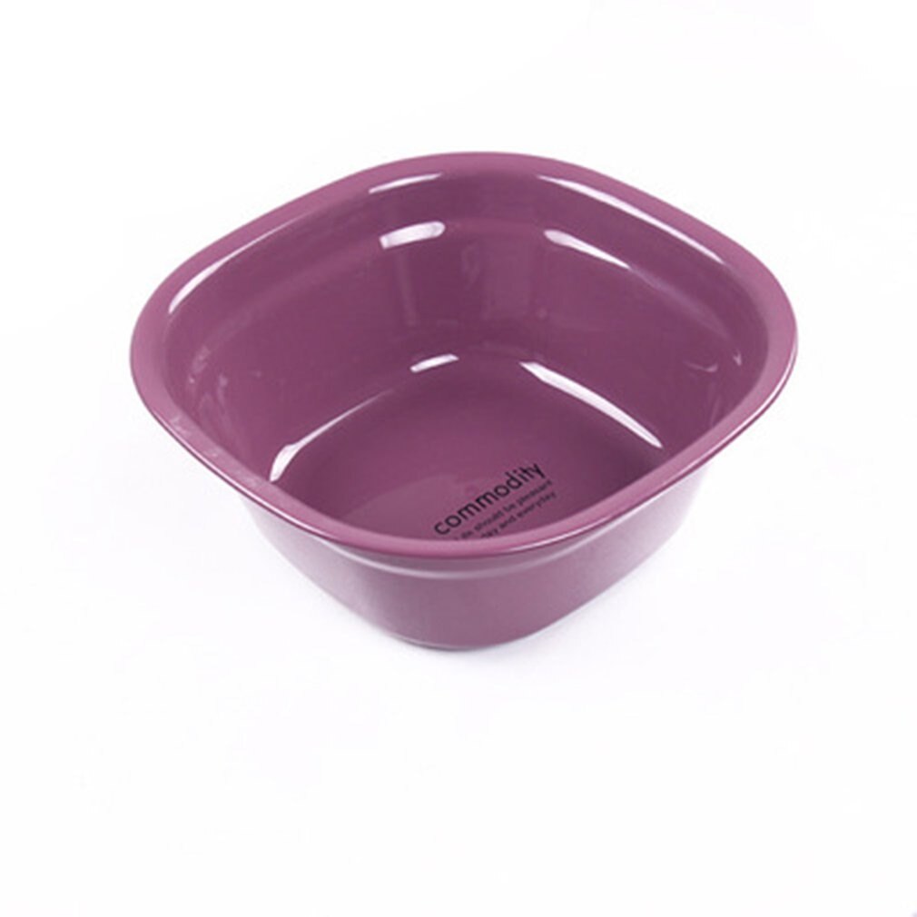 Tragbare freundlicher Waschbecken Baby Arsch Waschen Becken Kunststoff zerschmettern nachweisen Badewanne Gesicht Fuß Waschbecken Schlecht Zubehör: S Violett
