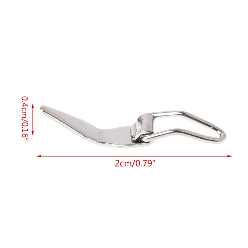 1pc Stainless Steel Fishing Hook Holder Foldable Hook Rack Hook Baits Hanger Fishing Rod Parts Fishing Accessory