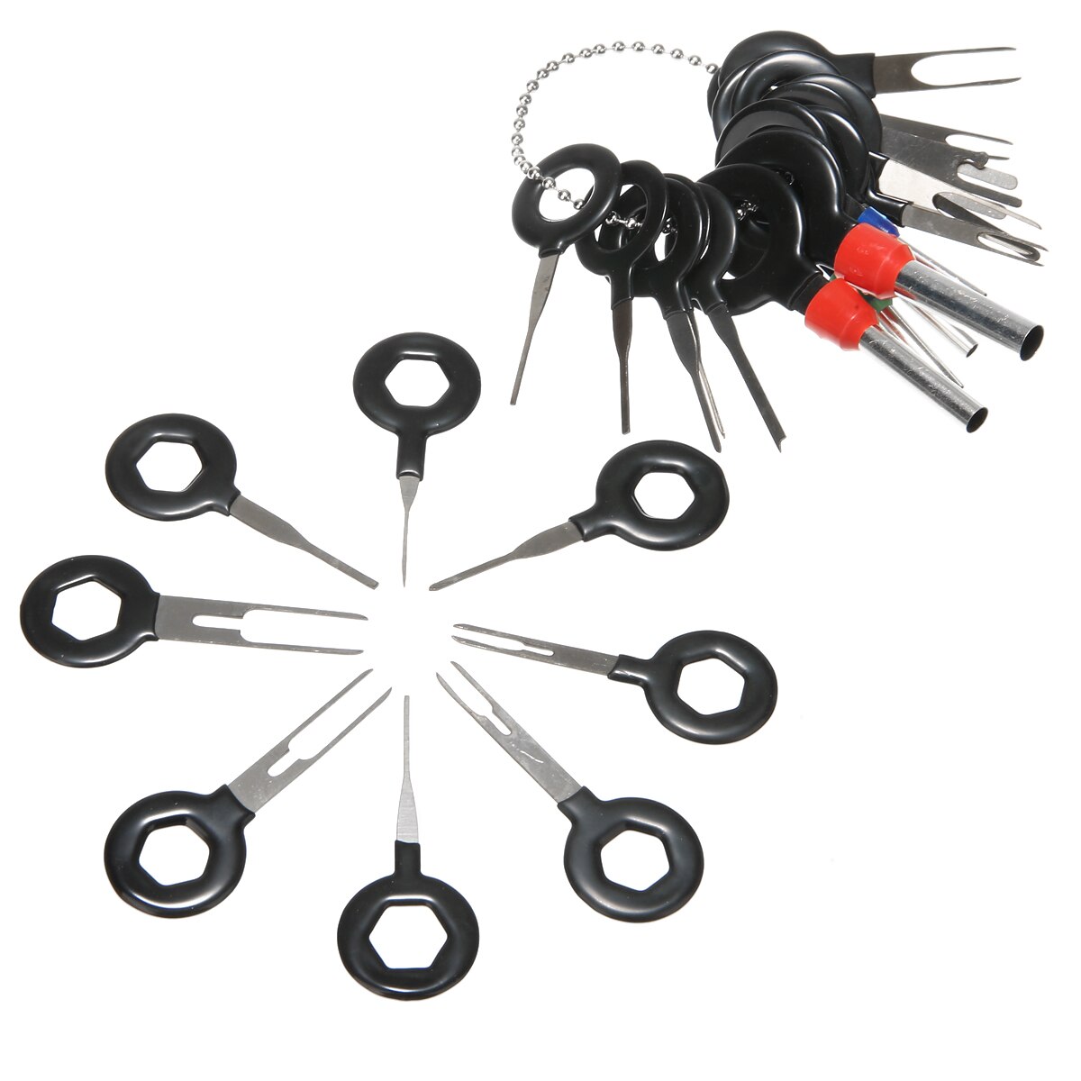 Car Repair Tools 11/18/21/26/36Pcs/set Automotive Plug Terminal Remove Tool Set Car Electrical Wire Crimp Connector Key Pin