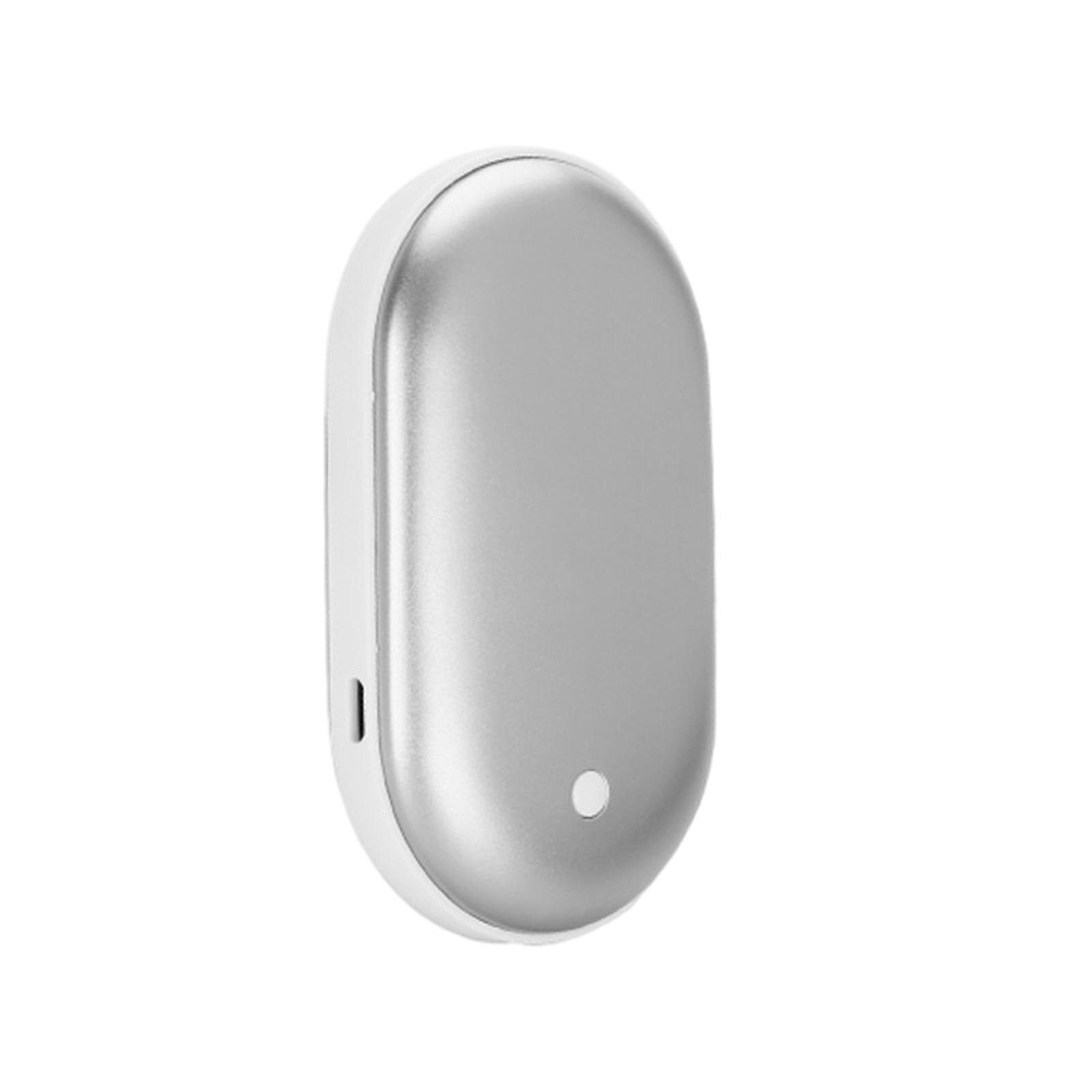 Portable USB Heater Power Bank USB Charging Winter Warmer Hand Warmer Phone Charger: Grey 2600mAh