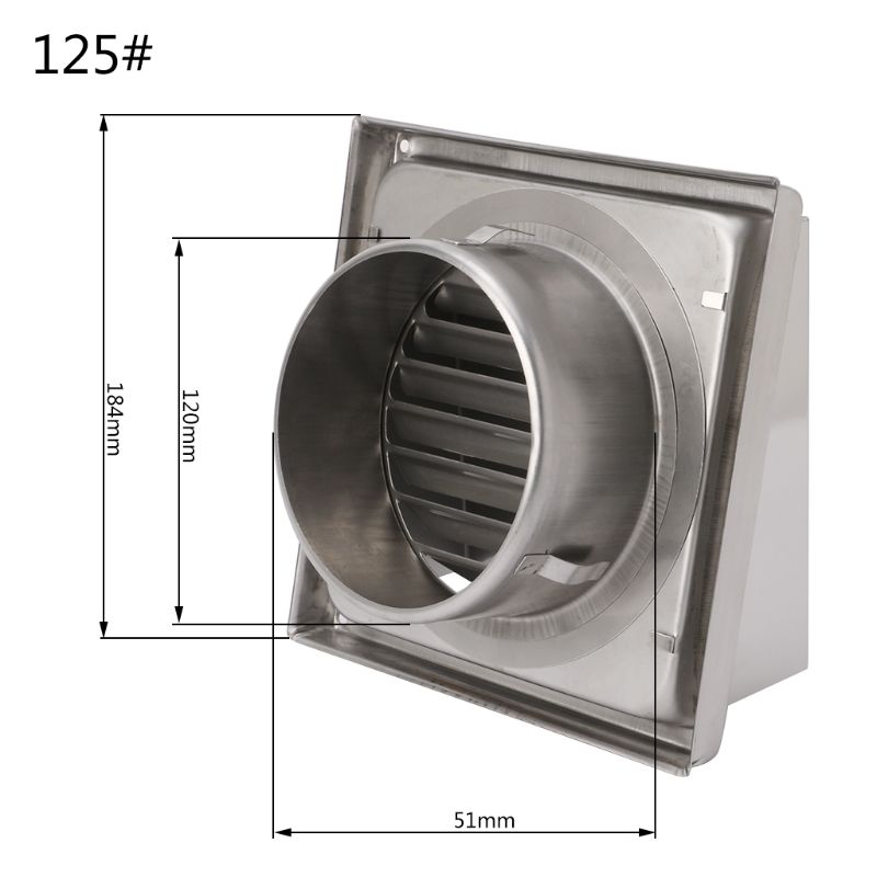 Wall Air Vent Grille Diffuser Ducting Ventilation Cover Extractor Outlet Louvres