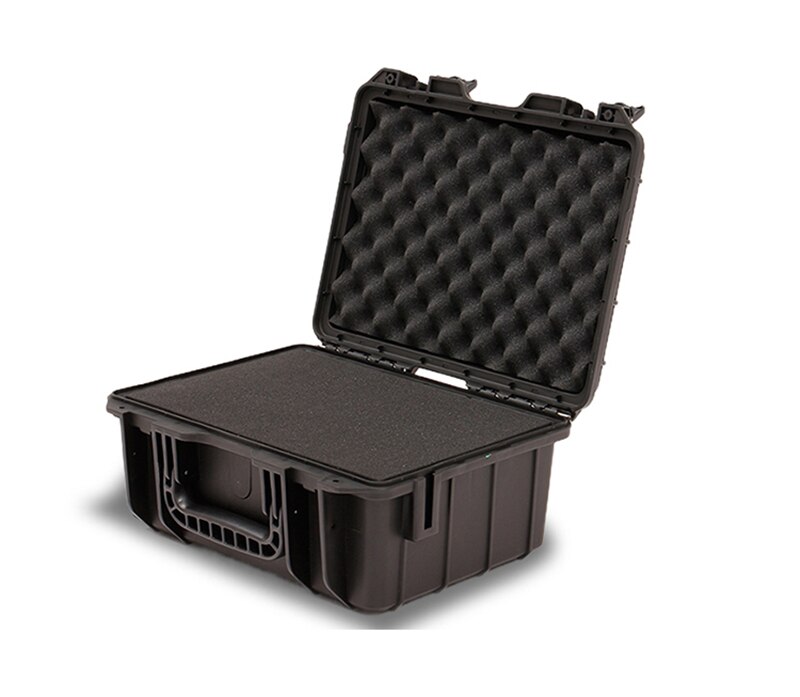 Vandtæt  ip67 kamera slr beskyttelsesboks lille udstyr sag præcision instrument fugt bevis pp plast værktøjskasse kuffert: 385-310-178 mm