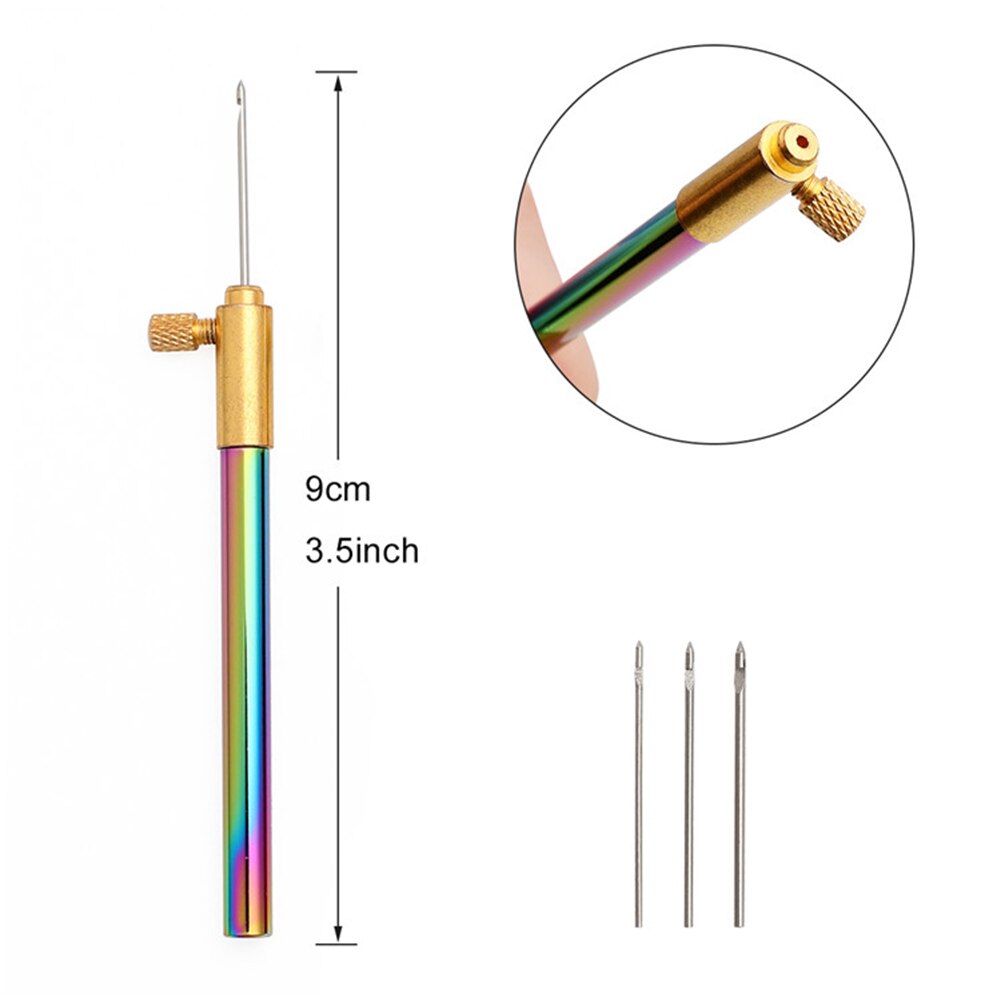 Sequins Crocheted Hook Sewing Handicraft French Style Embroidery Needle Beaded Sewing Hand Crochet Hook Set Kit