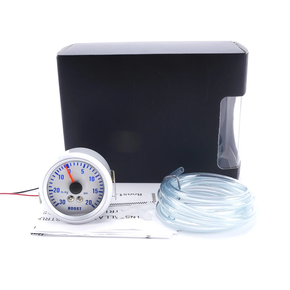 GAUGE 2 "52mm LED Auto Refit Auto Pointer Boost/Watertemperatuur/Olie Temp/Olie druk/Toerenteller/Volt/Vacuümmeter Meter