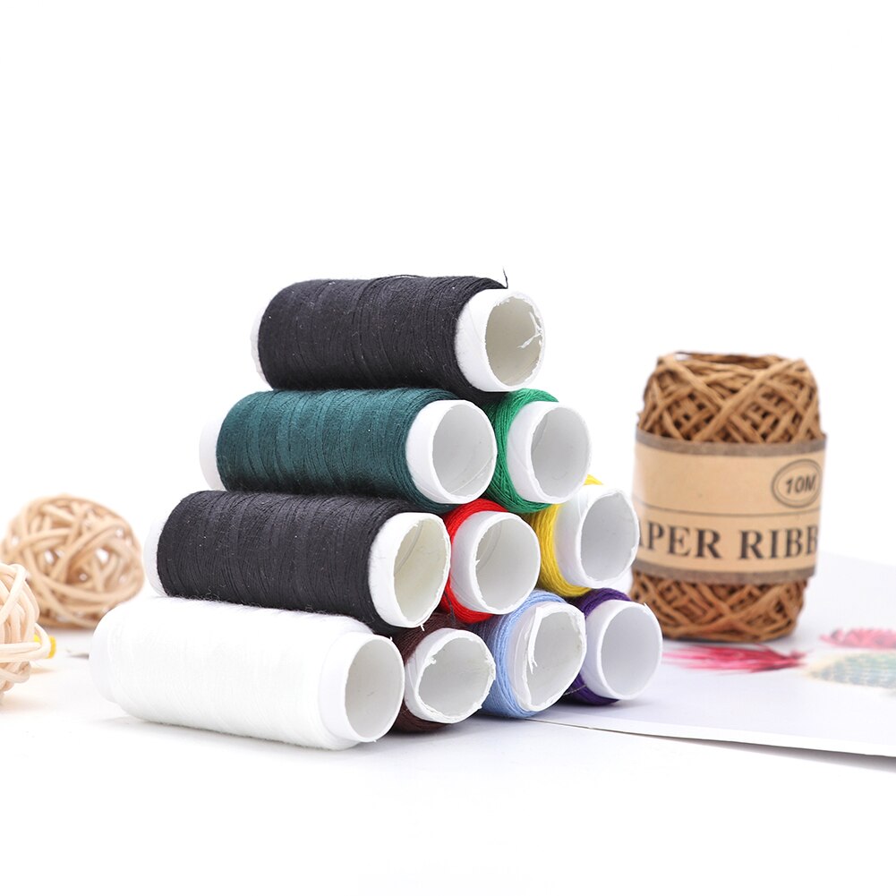10 Color Sewing Thread 90 Meters Random Color Sewing Knitting Embroidery Hand DIY Sewing Sewing Tools Handicrafts