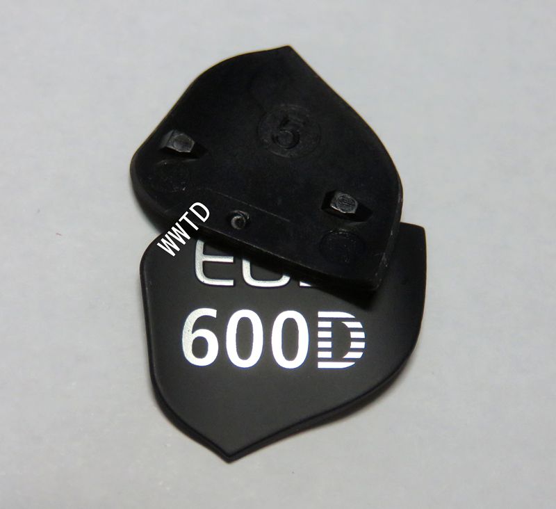 De 600D, 600D voor Canon body LOGO