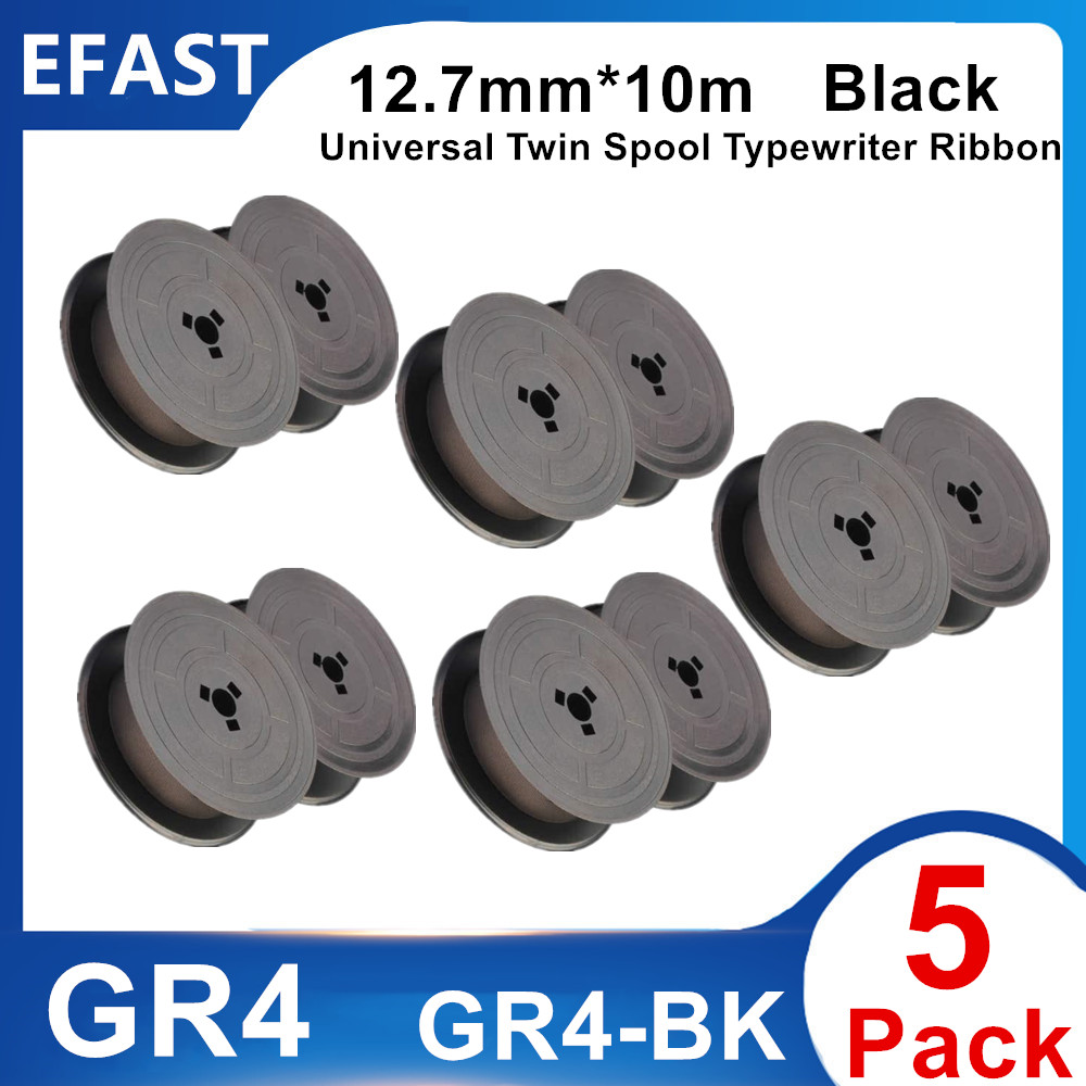 1 ~ 5PK Original Olivetti A730, A770,Studio 42, Studio 44, 45, 46,Tekne 3, cinta para máquina de escribir de San Valentín negro y rojo, carrete doble: LM
