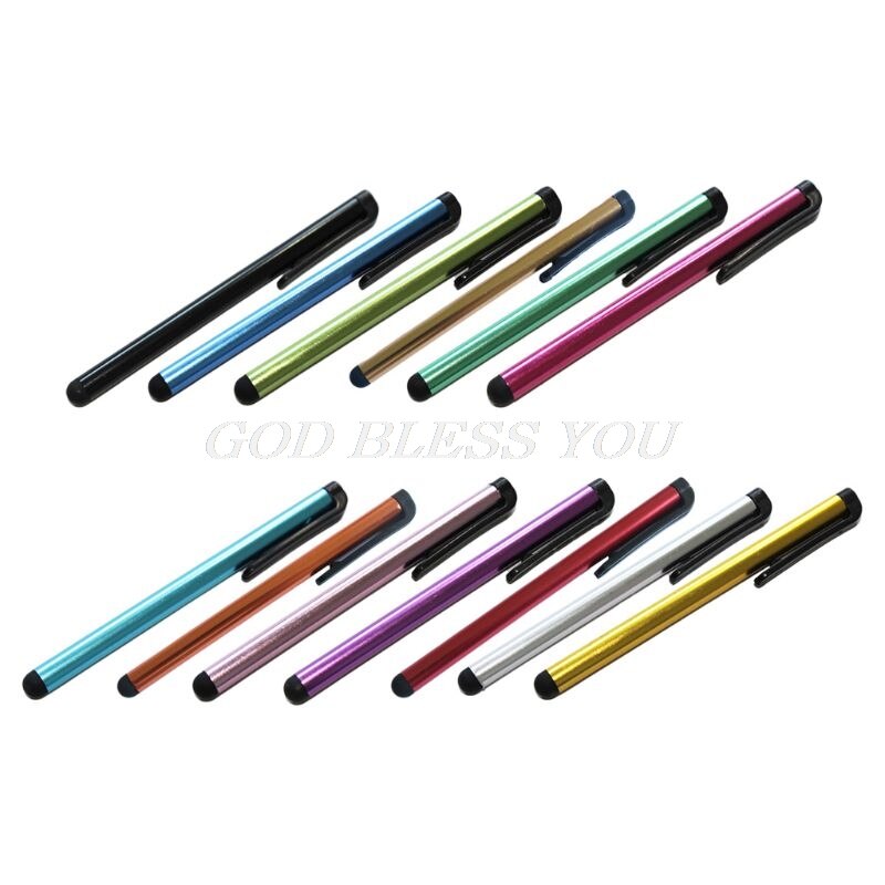 Clip Universal Soft Head For Phone Tablet Durable Stylus Pen Capacitive Pencil Touch Screen Pen