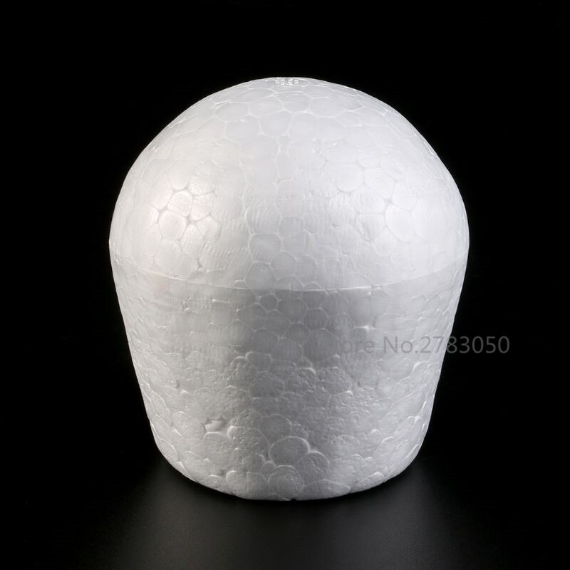 Hvid dummy styrofoam skum kage dummy modellering fondant kager sugarcraft blomster bryllupsfest indretning 2 størrelser
