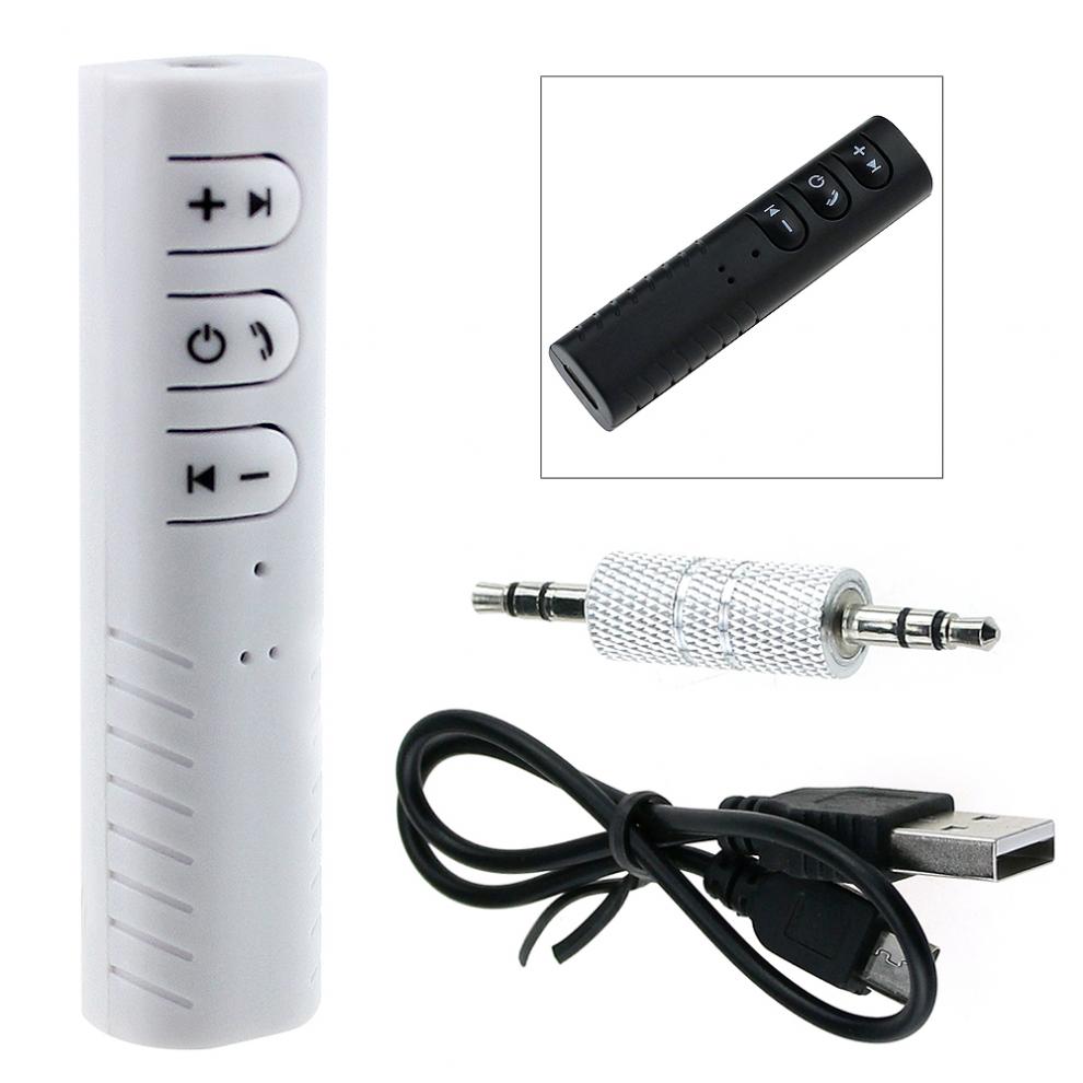 Mini 3.5MM ABS Wireless Bluetooth Car Kit Hands free Bluetooth Audio Receiver Adapter AUX for Cars