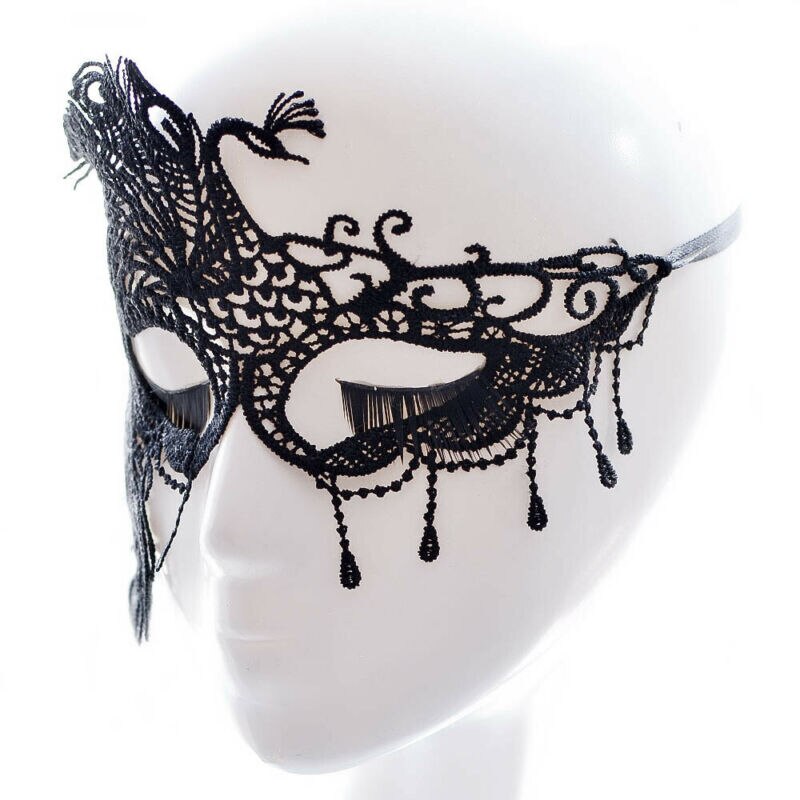 Masque en dentelle pour femmes noires 1 pièce | Sexy masques pour fête Halloween mascarade, masque de carnaval et Costumes vénitiens pour Mardi et Mardi anonyme