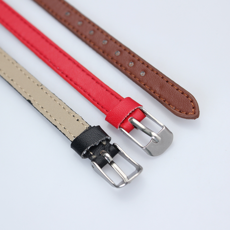 Nueva pulsera de cuero PU de 8mm para dijes deslizantes, pulsera con letras, Collar para mascotas, accesorios DIY, fabricación de joyas para mujer