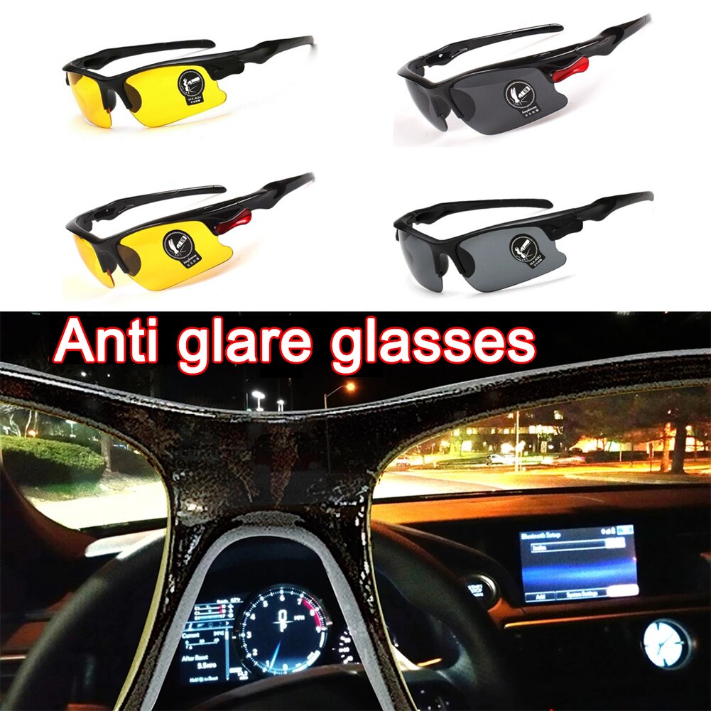 Night-Vision Bril Beschermende Gears Zonnebril Nachtzicht Drivers Goggles Rijden Bril Interieur Accessoires Anti-Glare