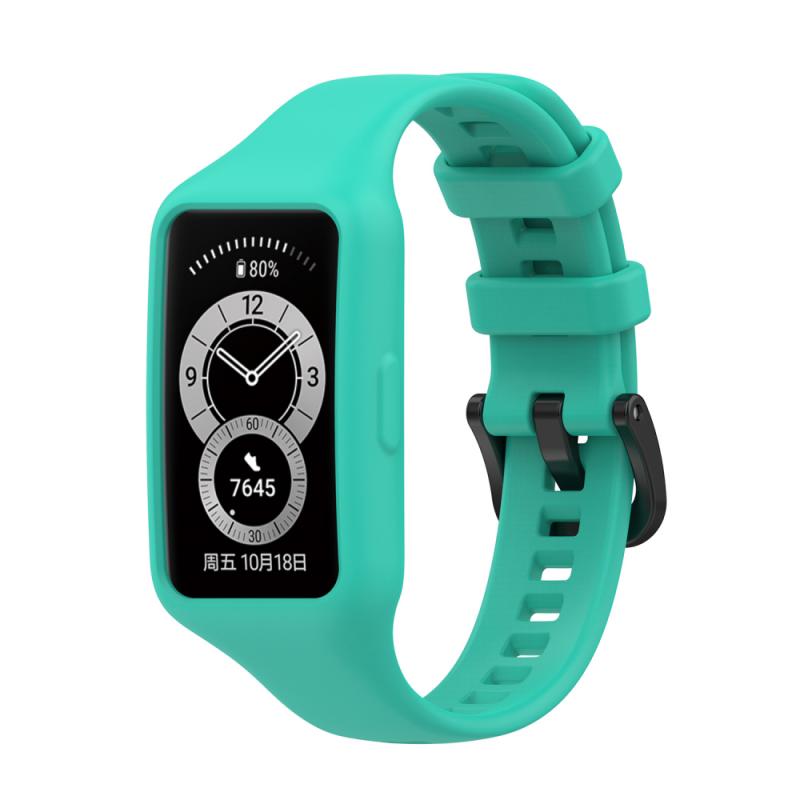 Til huawei honor band 6 pro silikone sportsremme smart urrem til honor band 6 armbånd tilbehør til huawei band 6 rem