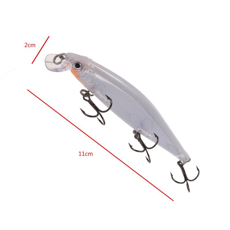 1PCS Minnow Fishing Lure 11CM 13G Pesca Hooks fish Wobbler Tackle Crankbait Artificial Hard Bait Swimbait
