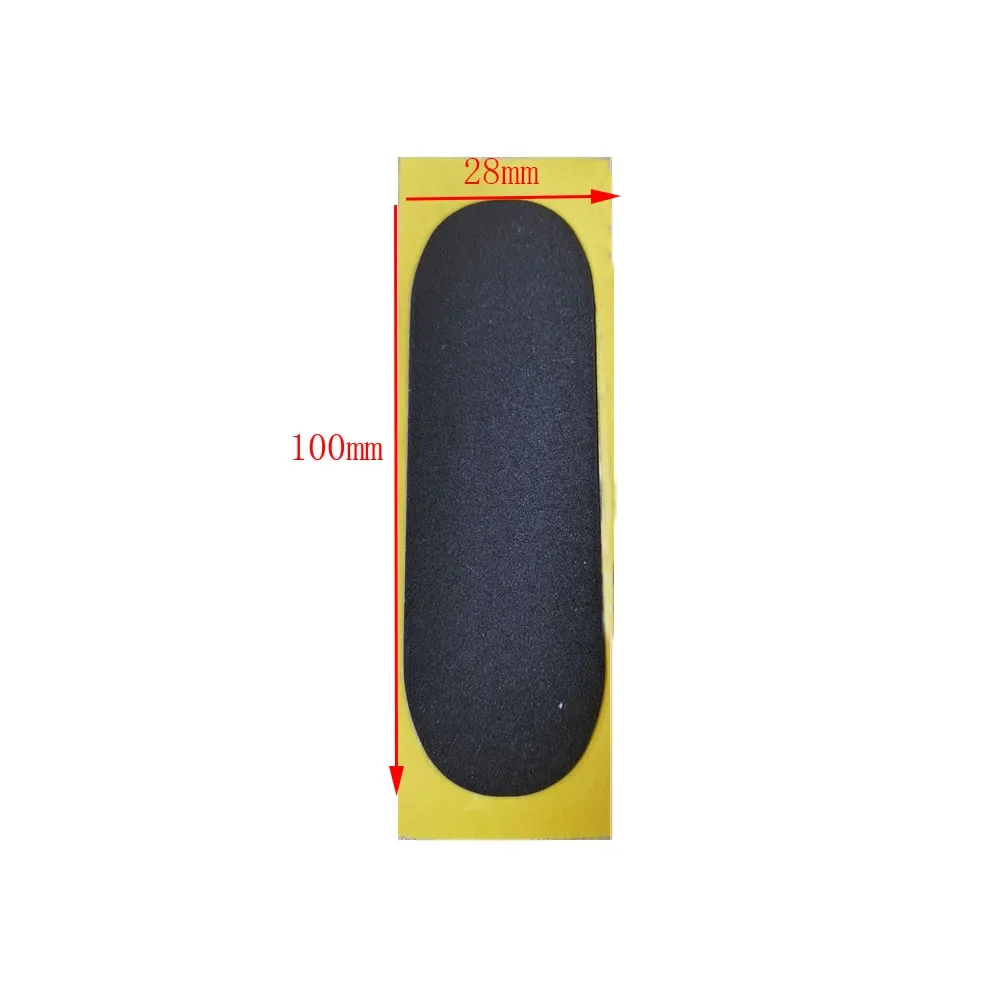Toets Foam Grip Tapes Voor Vinger SkateBoard Antislip Houten Toets Dek Plakband Stickers Zwarte Mat 38mmX110mm