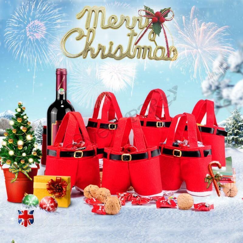 Jul festlig jul julemanden buksetaske alfestøvler slikpose tilføjer en festlig atmosfære