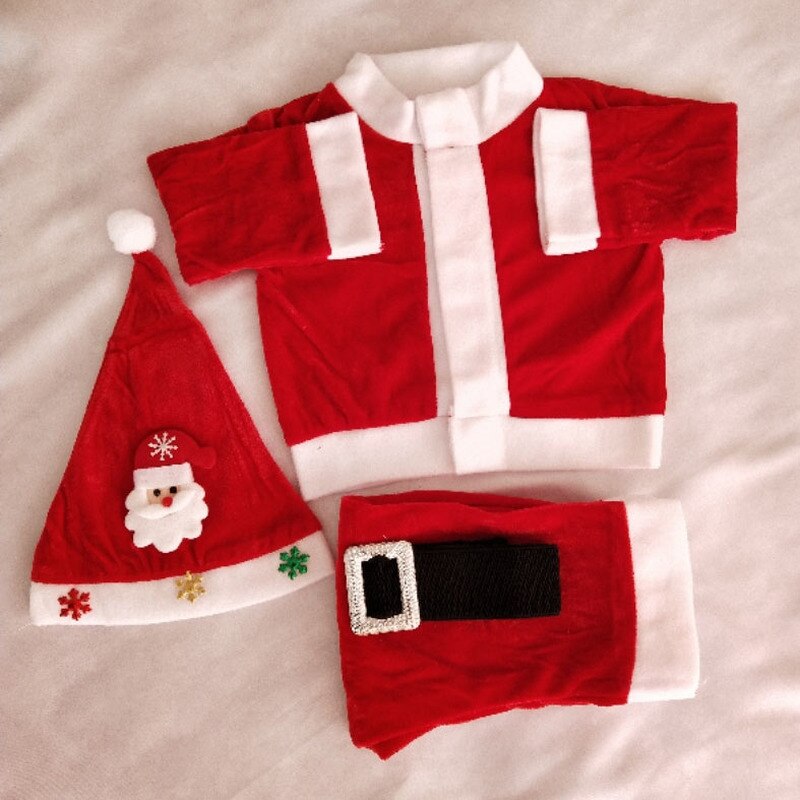 Kids' Carnival Costume Year's Suit Christmas Costume for The Boys and Girls Santa Claus Cosplay Outfits