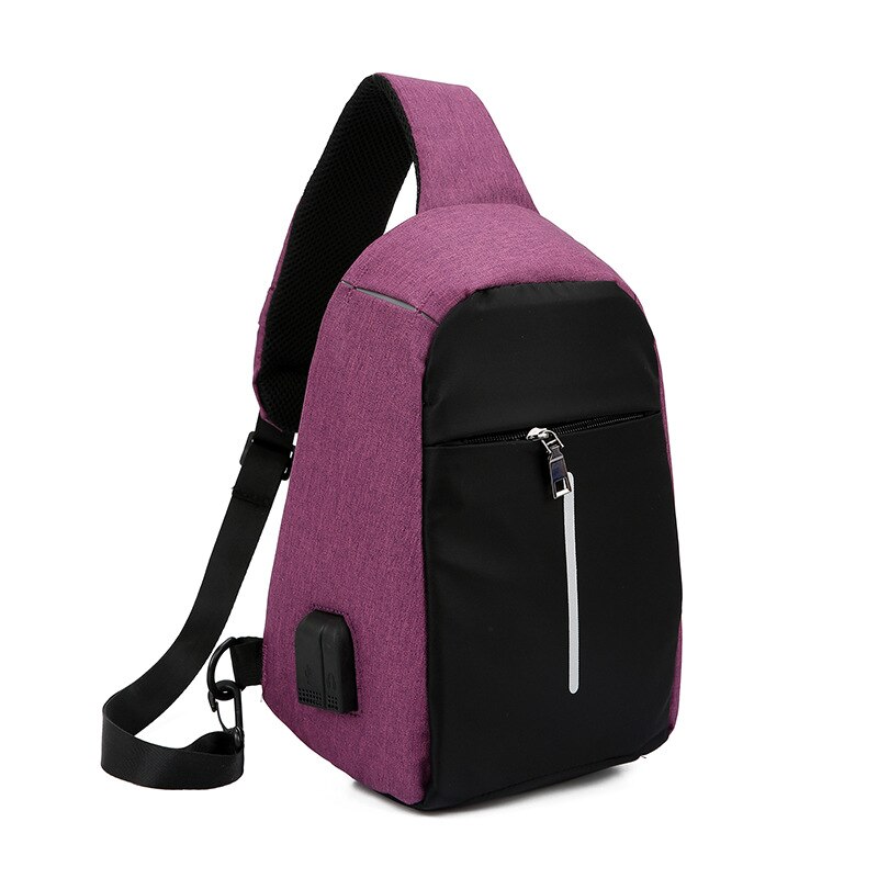 Anti-diebstahl brust tasche USB Ladung schulter tasche damen tasche kleine Rucksack