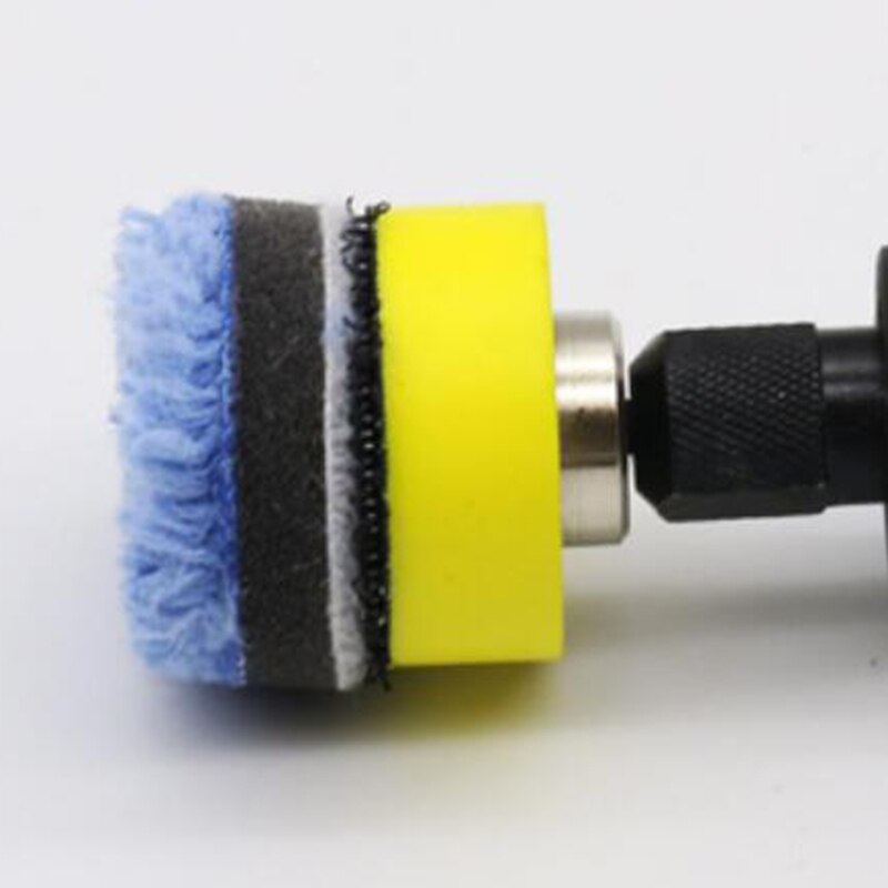 61-Piece Polishing Agent Polishing Sponge Sponge Polishing Pad Kit Conical Polishing Pad for Car Polishing Machine Hub