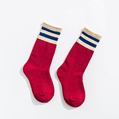 Autumn Winter Warm kids School Students Carton Cotton Children Toddler White Skateboard Ankle Soccer Warm Boy Girl Socks: 4 / 9-12 years
