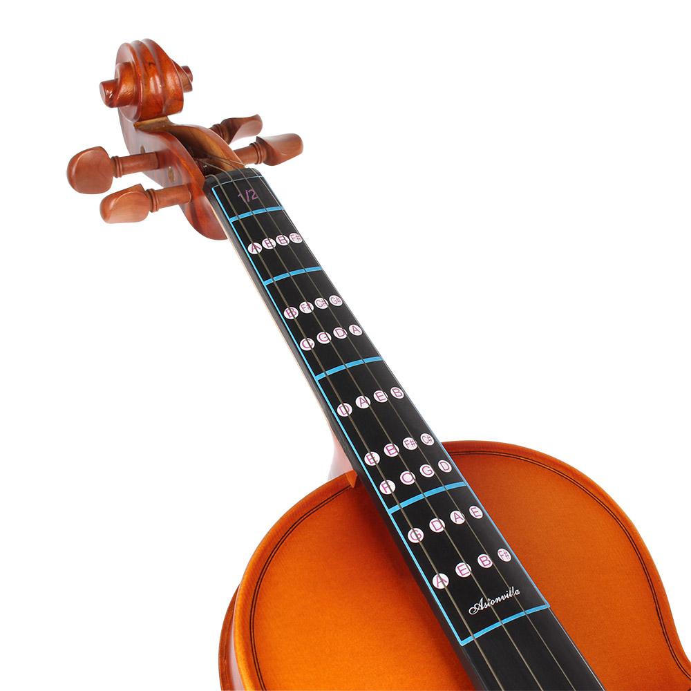 Irin violin greppbräda klistermärke greppbräda not etikett fingersättning diagram övning finger guide nybörjare violin delar tillbehör