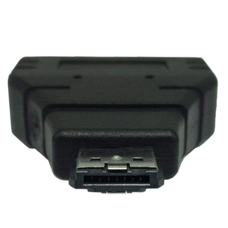 ESATAp puissance sur ESATA Combo mâle vers USB 2.0 Type A femelle et ESATA femelle adaptateur connecteur convertisseur